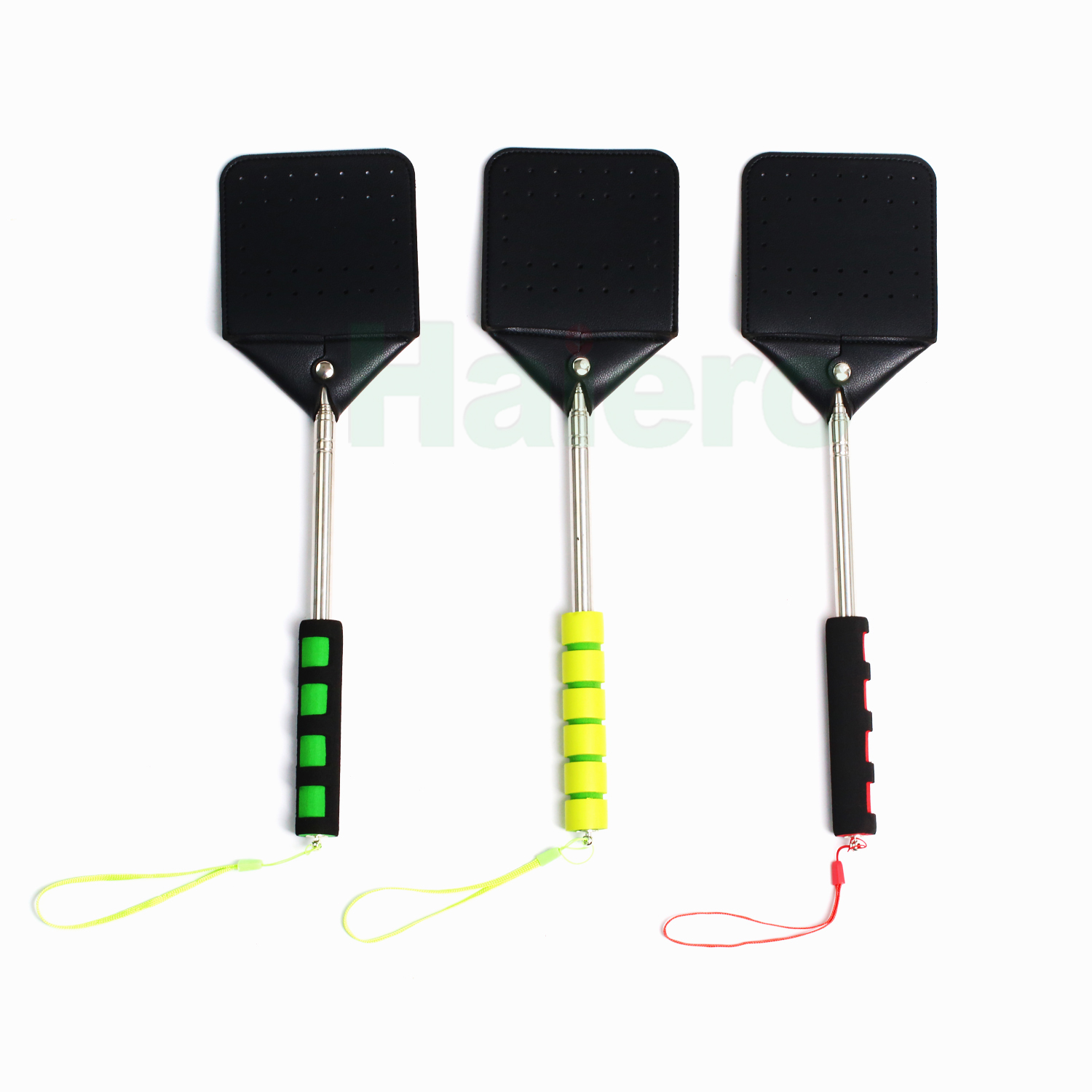 >Haierc New Type Durable Retractable Handle Fly Swatter Manual Extendable Fly Swatter